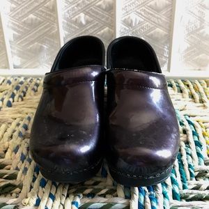 Dansko Purple Patent Clogs
